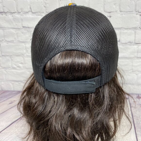 NFL Raiders Football Floral Trucker Hat Mesh Youth Size 47 Brand Embroidered - Picture 3 of 10